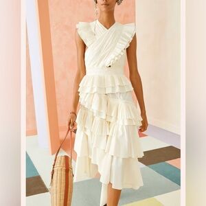 Ulla Johnson Aurore Dress (Blanc) in Size 2, Brand New with Tags